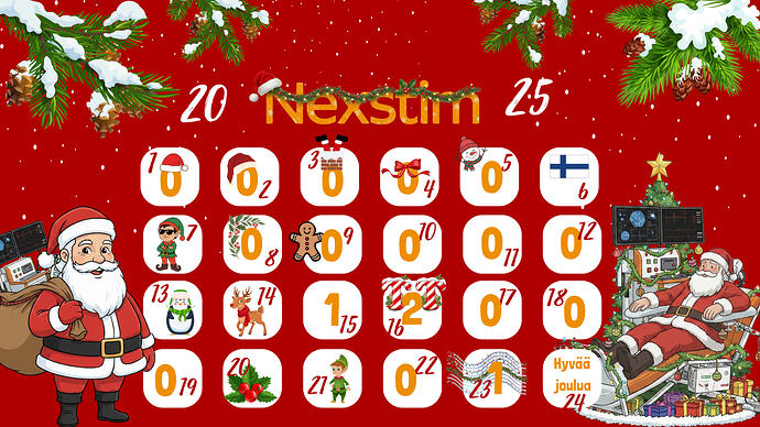 Nexstim joulukalenteri