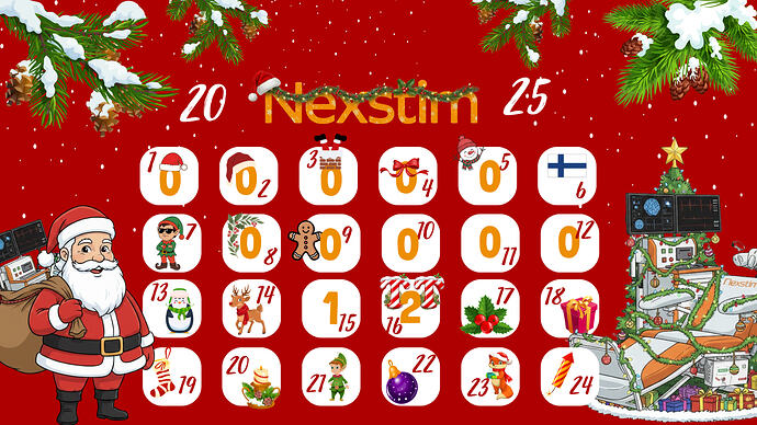 Nexstim joulukalenteri