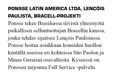 Ponsse Bracell