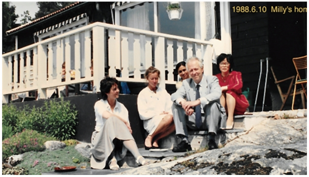 Bernhard Tribukait and Ellen He 1985